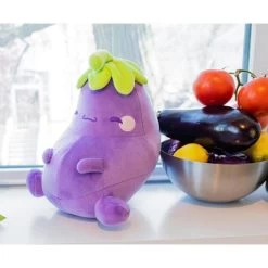Toynk MochiOshis Eggplant 10-Inch Character Plush Toy | Murasaki Nasukkoshi -Dolls Discount Store GUEST 09fb37e5 36bd 442e 9413 fe54c84ce9c4