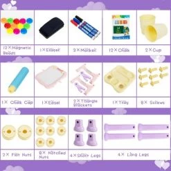 Costway Kids Easel For Two Adjustable Height Double Sided Art Easel -Dolls Discount Store GUEST 0cff5658 abb1 4628 aea3 70387e7515b6