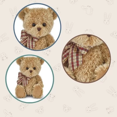 Bearington Teddy Bear Stuffed Animal: Light Brown 11 Inches 3 Bearington Teddy Bear Stuffed Animal: Light Brown 11 Inches