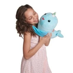 Fingerlings HUGS - Nikki (Blue Glitter) - Interactive Plush Narwhal - By WowWee -Dolls Discount Store GUEST 1149c735 fb8b 4c29 ae4f 716be0eae8f4