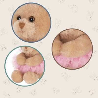 Bearington Bella Plush Ballerina Stuffed Animal Teddy Bear, 6 Inch 3 Bearington Bella Plush Ballerina Stuffed Animal Teddy Bear, 6 Inch