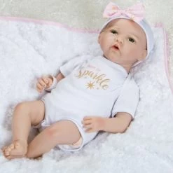 Paradise Galleries Reborn Baby Doll In Silicone-like Vinyl, 19 Inch Newborn Girl Baby Bundles: Born To Sparkle, 7-Piece Ensemble -Dolls Discount Store GUEST 12fb0e12 bd50 49a8 8c9f 8b1f0f9a0c00