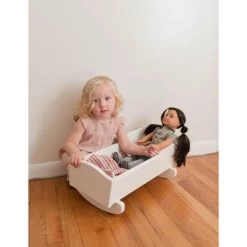 Remley Rebekah’s Collection Kids Wooden Doll Cradle - Ships Assembled -Dolls Discount Store GUEST 1439ce05 e041 4b5f 87c9 8d1eb86f3251