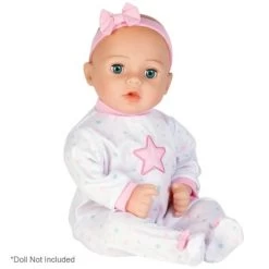 Adora Baby Doll Clothes & Accessories Adoption Fashion Shining Star, Fits Most 16 Inch Baby Dolls, White -Dolls Discount Store GUEST 14a77b10 426c 4c7b be23 c5a6d275594c