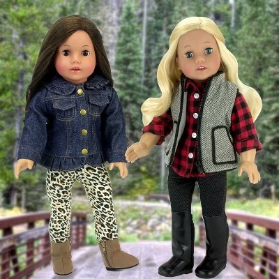 Sophia’s Jean Jacket, Leggings, And Boots Set For 18" Dolls 5 Sophia’s Jean Jacket, Leggings, And Boots Set For 18" Dolls - Image 3