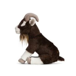 Living Nature Brown Goat Sitting Plush Toy