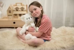 Bearington Aspen White Plush Stuffed Animal Teddy Bear, 15.5 Inches -Dolls Discount Store GUEST 16492a60 7345 4033 9f41 a36664795963