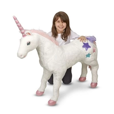 Melissa & Doug Giant Unicorn Stuffed Animal 5 Melissa & Doug Giant Unicorn Stuffed Animal - Image 3