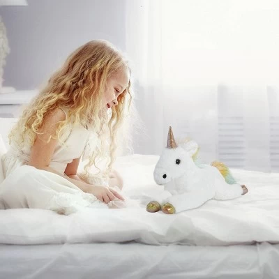 FAO Schwarz 15" Unicorn Cuddly Stuffed Animal Plush, Ultra-Soft Fur 3 FAO Schwarz 15" Unicorn Cuddly Stuffed Animal Plush, Ultra-Soft Fur