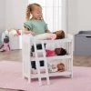 Badger Basket Triple Doll Bunk Bed With Ladder, Bedding, And Free Personalization Kit - Pink Gingham -Dolls Discount Store GUEST 19adee5f 7867 4299 9a6e 2e8cbe8a95d0