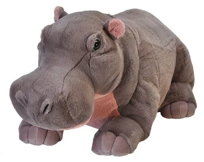 Wild Republic Cuddlekins Jumbo Hippo Stuffed Animal, 30 Inches 3 Wild Republic Cuddlekins Jumbo Hippo Stuffed Animal, 30 Inches
