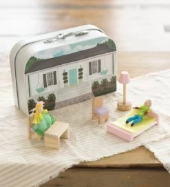 HearthSong 11 Inch Rainbow Cottage Travel Dollhouse Set With 2 Dolls And 5 Piece Furniture Set -Dolls Discount Store GUEST 1a145761 f0d8 40ef 80b8 c5b570929ce7