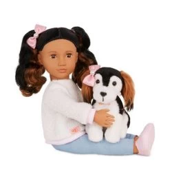 Our Generation Nastassia & Angel 18" Doll & Pet Puppy Set -Dolls Discount Store GUEST 1a8af824 f16a 42f3 a7e0 f2b386df6525