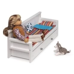 Sofa/Daybed With Trundle For 18" Dolls - White/Multi 13 Sofa/Daybed With Trundle For 18" Dolls - White/Multi -Dolls Discount Store GUEST 1c0aff3f f016 473d a159 12bb628a69f4