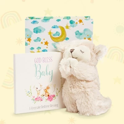 Tickle & Main Baby Praying Musical Lamb And Prayer Book Gift Set In Keepsake Box, Baptism Gifts For Girls & Boys 5 Tickle & Main Baby Praying Musical Lamb And Prayer Book Gift Set In Keepsake Box, Baptism Gifts For Girls & Boys - Image 3