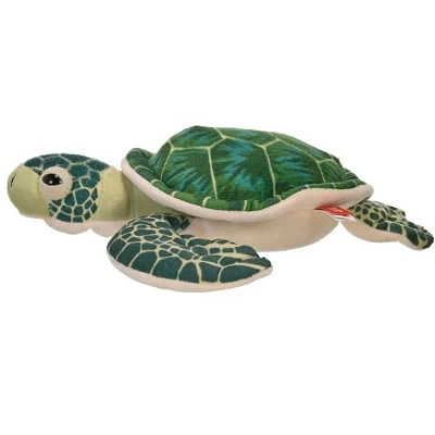 Wild Republic Cuddlekins Mini Green Sea Turtle Stuffed Animal, 8 Inches 4 Wild Republic Cuddlekins Mini Green Sea Turtle Stuffed Animal, 8 Inches - Image 2