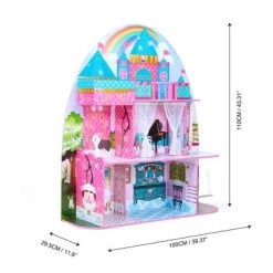 Olivia's Little World By Teamson Kids Furnished Castle Dollhouse For 12" Dolls -Dolls Discount Store GUEST 1f3c4cf5 3494 49b5 a7d9 3a0be96ef927