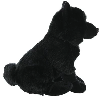 Wild Republic Cuddlekins Black Wolf Stuffed Animal, 12 Inches 5 Wild Republic Cuddlekins Black Wolf Stuffed Animal, 12 Inches - Image 3
