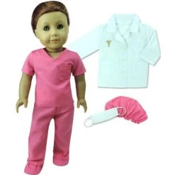 Sophia’s Doll Doctor Scrubs And Lab Coat Set For 18" Dolls -Dolls Discount Store GUEST 2178b168 dade 42f9 b9b1 283d46f804b2