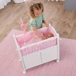 Badger Basket Cabinet Doll Crib With Gingham Bedding And Free Personalization Kit - White/Pink 12 Badger Basket Cabinet Doll Crib With Gingham Bedding And Free Personalization Kit - White/Pink -Dolls Discount Store GUEST 22506619 45e2 46bc a47c 03b52ce002a0
