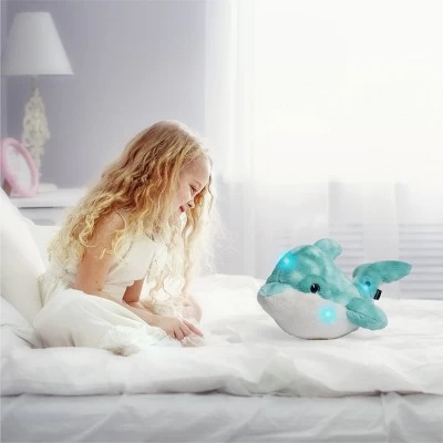 FAO Schwarz 17" Glow Brights LED With Sound Dolphin Toy Plush 3 FAO Schwarz 17" Glow Brights LED With Sound Dolphin Toy Plush