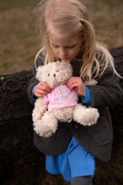 Bearington Ima Big Sister Plush Stuffed Animal Teddy Bear In Pink T-Shirt, 12 Inches -Dolls Discount Store GUEST 247a4438 d7dd 4bdc be7e ed7a4b01149f