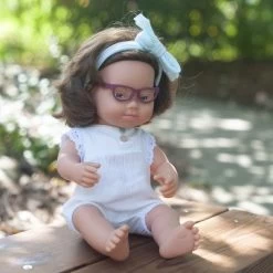 Miniland 15" Girl Doll With Down Syndrome And Glasses With Outfit -Dolls Discount Store GUEST 269dea87 76dd 4d05 895e 19d7ed3f7811