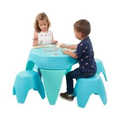 ECR4Kids Ayana Table And Stool Set, Plastic Kids' Table And Chairs -Dolls Discount Store GUEST 26c8c146 a0a0 4713 bc30 cd8fda2f031f
