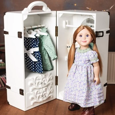 The Queen's Treasures 18 Inch Doll Furniture,Clothes Storage Trunk Case 3 The Queen's Treasures 18 Inch Doll Furniture,Clothes Storage Trunk Case