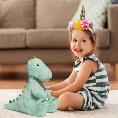 FAO Schwarz 12" Sparklers T-Rex With Removable Fantasy Headband Toy Plush 3 FAO Schwarz 12" Sparklers T-Rex With Removable Fantasy Headband Toy Plush