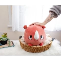 Toynk MochiOshis Rhino 12-Inch Character Plush Toy | Raiju Ookioshi -Dolls Discount Store GUEST 28ab2d88 a1ff 4a9f 870b 2b491ffb5257