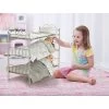 Badger Basket Scrollwork Metal Triple Doll Bunk Bed With Ladder And Bedding - Silver/Pink/Stars -Dolls Discount Store GUEST 28dbb94d d9b5 43ac 8f6e 563011be0e18