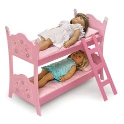 Badger Basket Blossoms & Butterflies Doll Bunk Beds With Ladder -Dolls Discount Store GUEST 2a4c3b69 b962 4021 ac50 1aac1939078d