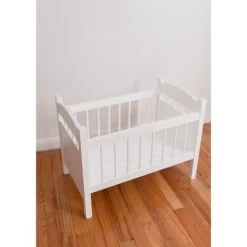 Remley Katie’s Collection Kids Wooden Doll Crib Playset - Ships Assembled - Ships Assembled