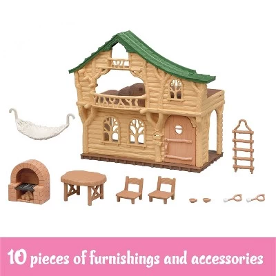 Calico Critters Lakeside Lodge Gift Set, Dollhouse Playset With Figure And Furniture 3 Calico Critters Lakeside Lodge Gift Set, Dollhouse Playset With Figure And Furniture