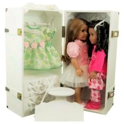 The Queen's Treasures 18 Inch Doll Furniture,Clothes Storage Trunk Case 13 The Queen's Treasures 18 Inch Doll Furniture,Clothes Storage Trunk Case -Dolls Discount Store GUEST 306dd10c bd4c 471d 80a1 0cd08ae2cff2