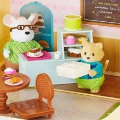 Li'l Woodzeez Toy Furniture Set In Carry Case 20pc - Travel Suitcase Pastry Shop Playset -Dolls Discount Store GUEST 31f82c9f c30c 47ea 81b6 e6a9b78c2059
