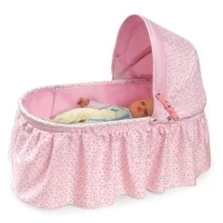 Badger Basket Folding Doll Cradle With Rosebud Fabric 12 Badger Basket Folding Doll Cradle With Rosebud Fabric -Dolls Discount Store GUEST 34b5af4c 850e 4e7a 9e66 1786565e3499