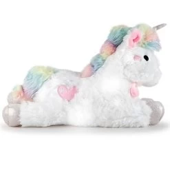 FAO Schwarz Glow Brights Toy Plush LED With Sound White Unicorn 15" Stuffed Animal -Dolls Discount Store GUEST 35efac4f 0d81 428c 8ed7 5a42fd201841