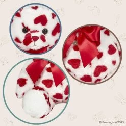 Bearington Lil' Cutie White Stuffed Animal Teddy Bear With Hearts And A Red Bow, 14 Inches -Dolls Discount Store GUEST 360d7e1f a90a 4f98 af42 f903a1735a30