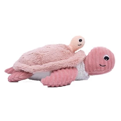 TriAction Toys Les Deglingos Ptipotos Savenou Mama & Baby Turtle Plush | Pink 3 TriAction Toys Les Deglingos Ptipotos Savenou Mama & Baby Turtle Plush | Pink