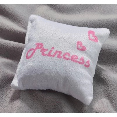 Badger Basket Scrollwork Metal Doll Loft Bed With Daybed And Bedding - White/Pink 5 Badger Basket Scrollwork Metal Doll Loft Bed With Daybed And Bedding - White/Pink - Image 3