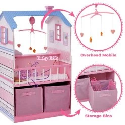 Olivia's Little World Childrens Wooden Doll Changing Station Dollhouse TD-11460W -Dolls Discount Store GUEST 3a1738fc 7e04 4d74 b75e 598b885f4cba