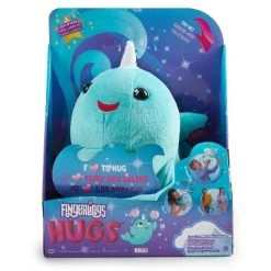 Fingerlings HUGS - Nikki (Blue Glitter) - Interactive Plush Narwhal - By WowWee -Dolls Discount Store GUEST 3bb6aec5 5602 4685 98ba cdceea399b84