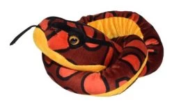 Wild Republic Plush Snake 54 Inches Rainbow Boa Stuffed Animal, 54 Inches