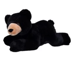 Wild Republic Ecokins Black Bear Stuffed Animal, 12 Inches