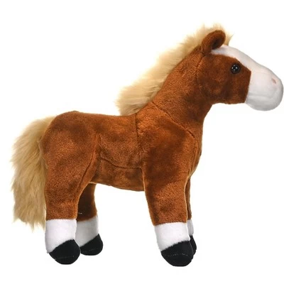 Wild Republic Cuddlekins Standing Brown Horse Stuffed Animal, 12 Inches 5 Wild Republic Cuddlekins Standing Brown Horse Stuffed Animal, 12 Inches - Image 3