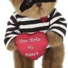 Bearington Lawless Lover Plush Stuffed Animal Teddy Bear With Heart, 10 Inches -Dolls Discount Store GUEST 4347c679 3a5e 4b6e 93fe 0fb0b03f78fe