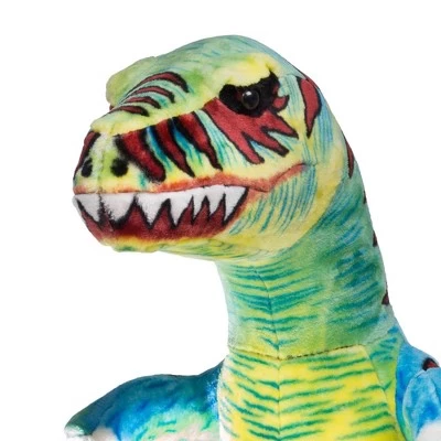 Melissa & Doug Jumbo T-Rex Dinosaur - Lifelike Stuffed Animal (over 4 Feet Tall) 5 Melissa & Doug Jumbo T-Rex Dinosaur - Lifelike Stuffed Animal (over 4 Feet Tall) - Image 3