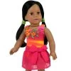 Sophia’s Bathing Suit & Sarong Outfit Set For 18” Dolls, Orange/Hot Pink -Dolls Discount Store GUEST 4740793e ea54 42f0 8405 c3efc3c5bb87